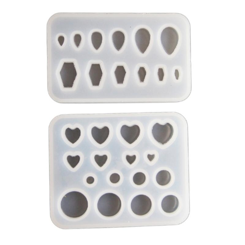 

2Pcs Ear Rings Epoxy Mould Eye Catching Gothics Earrings Mold Piercing Ear Pendant Silicone Molds for Craft Enthusiasts 1