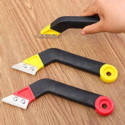 Winkeldesign Fliesen Fugenentferner Kunststoffgriff Splitter Span Gelenk Rechen Schaber Trocken Zement Fugenentfernungswerkzeug