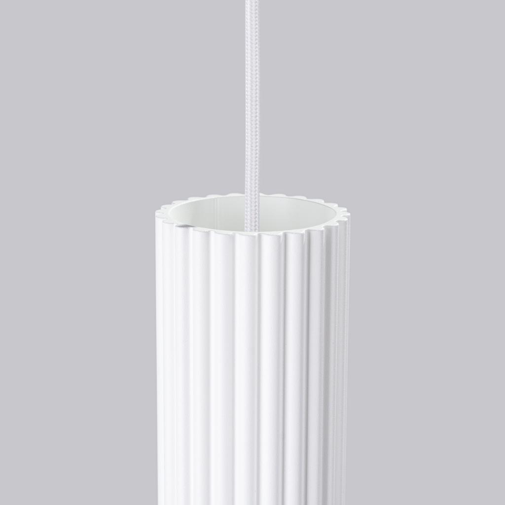 Carbon 1 white pendant lamp