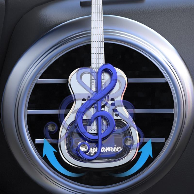 Ornamenti Decorativi Clip per Bocchetta Aria Auto Chitarra Con Capacità Aromatizzante Per Uso in Auto Costruzione in ABS Regalo per Guidatore