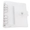 1Pc Transparent Notebook Binder Student Planner Binder Office Supplies 6 Ring A7/A6/A5