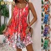 Fashion Summer Spring Sleeveless U-Neck Casual Dresses