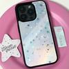 Frisches Regenbogen-Stern-Pailletten-Muster Handyhülle Für IPhone 17 Air 16 E Pro Max 15 14 13 Mini 12 Pro 11 Max Plus Schwarze Hülle