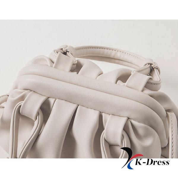 Shirring Dumpling Mini Cross Tote Bag (2 Colors)