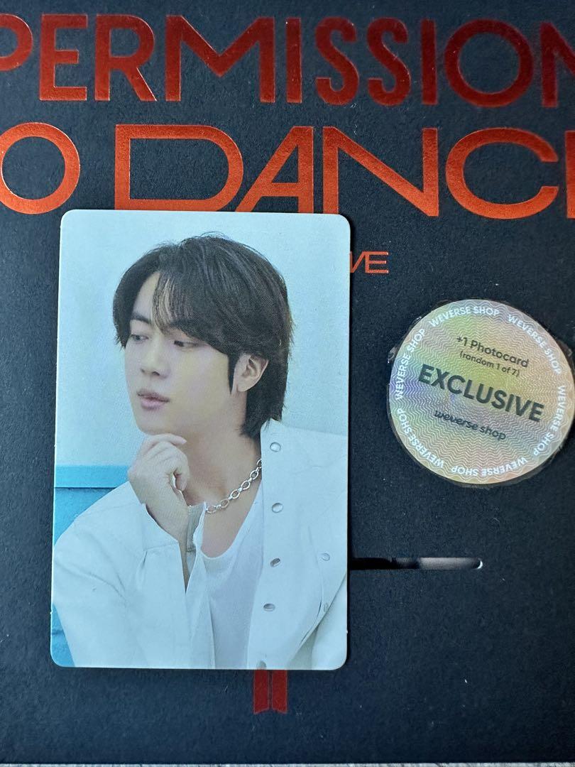 

[Б/У] BTS PTD Weverse US Американский Бонусная Торговая Карта Джин