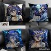 Layla Genshin Impact Cute Cushion Cover Natural Linen Organic Fabric Double-Sided Printing Sofa Home Decor Gift Pillow Case
