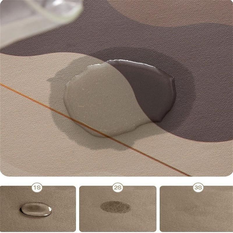 Minimalist Anti-skid Floor Mat for Household Use-Quiet Cream Style Kitchen Floor Mat Bathroom Mat Doormat Carpet Rug