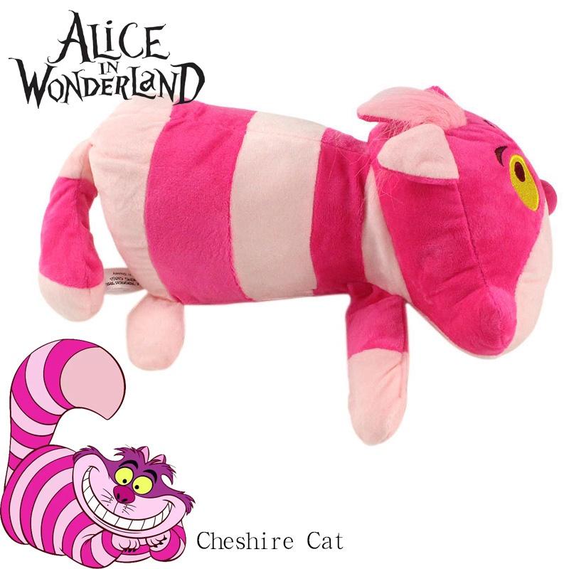 Cheshire Cat Plush Toy From Alice's Adventure In Wonderland Soft And Cuddly Pink Kitten