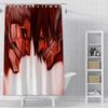 Anime Themed Shower Curtain , Waterproof Fabric with Iconic Characters for Unique Bathroom Decor, Perfect for Fans