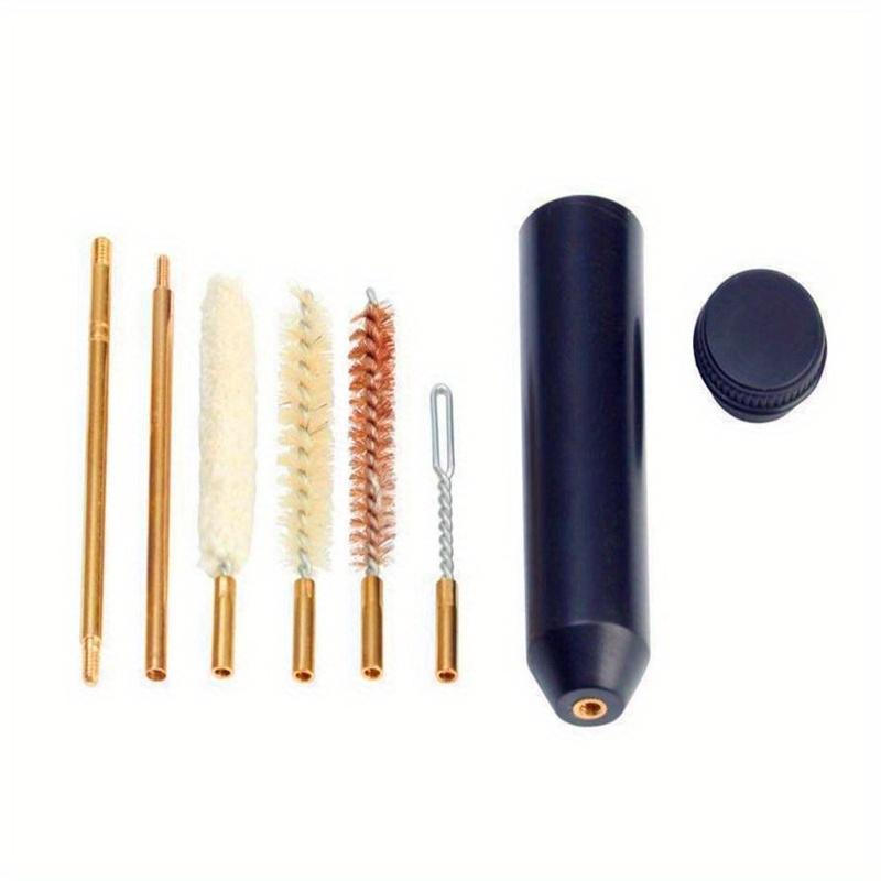 7Pcs Kits 9 Mm Black Pistol Cleaning Kit Hand Gun Rod Brush Gun Cleaning Tools 22/45/357/9 Mm Red