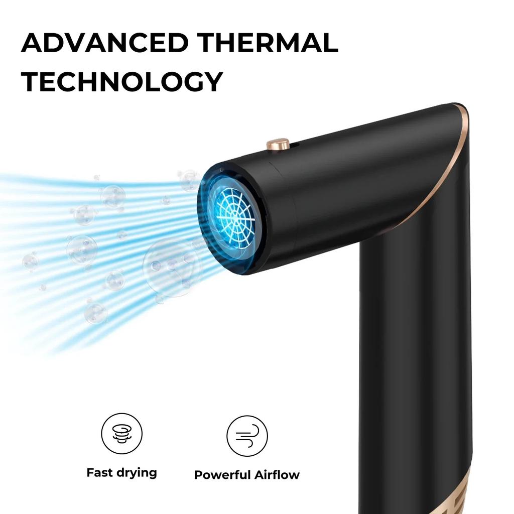 6 v 1 Fén Kulma Žehlička Kartáč na vlasy Elektrický fén Skládací Stylingový hřeben Multifunkční styler na vlasy Péče o vlasy