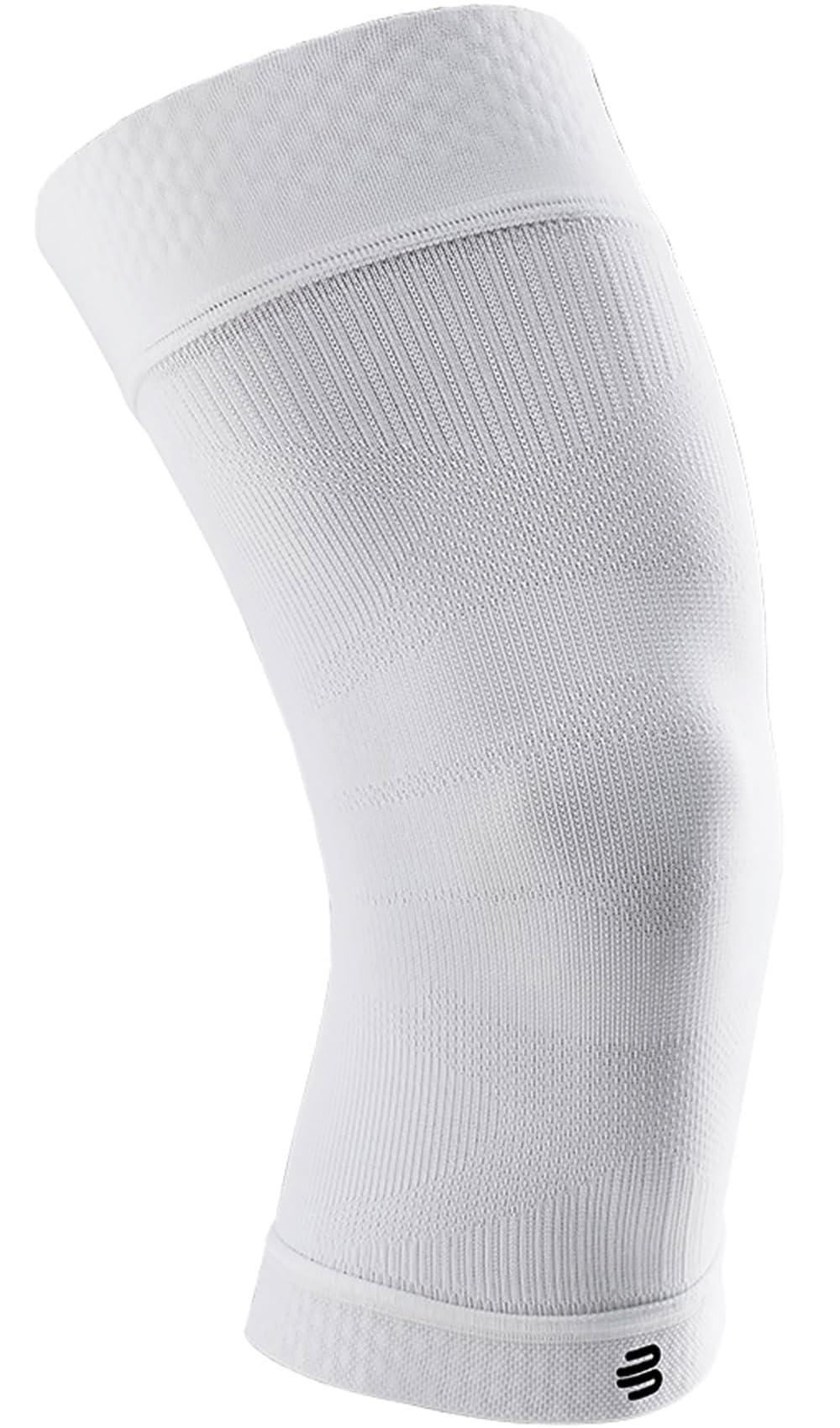 

BAUERFEIND Sports Compression Knee Made in General Medical Compression Muscle Activation and Knee Stabilization Support, Germany, Device, (White,