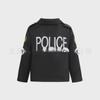 Children's Embroidered Police Officer Costume: Jacket Uniform for Role Play & Halloween