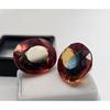 39-40 Ct Natural Pitambari Sapphire For Earrings Oval Cut Pair Gemstone