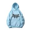 Oversized Gothic Hoodie Women Long Sleeve Loose Fit Streetwear Cotton Blend Pullover Sweatshirt
