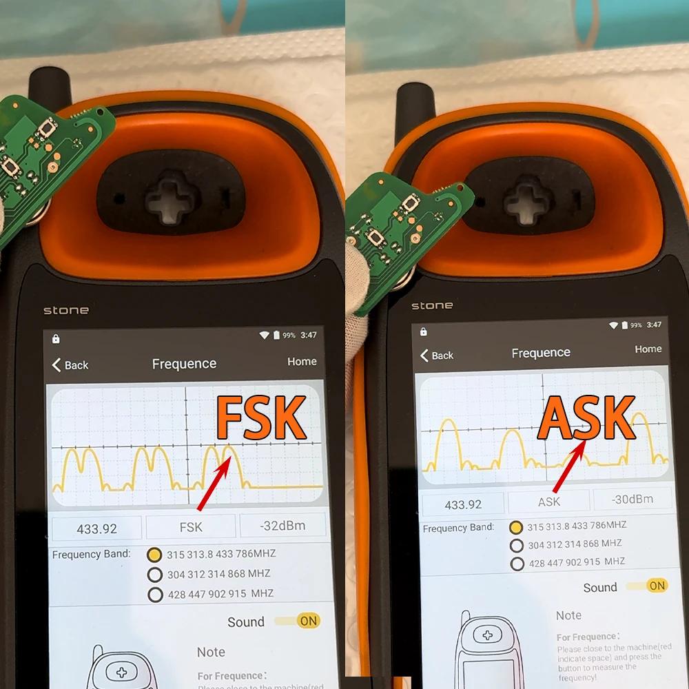 ASK FSK For Citroen C2 C3 C4 C5 C6 Xsara Berlingo For Peugeot 207 307 308 407 607 807 HU83 VA2 CE0536 CE0523 Flip-fjernkontroll bilnøkkel
