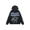 High Street Style Embroidered Rhinestone Hooded Sweatshirt Teenagers