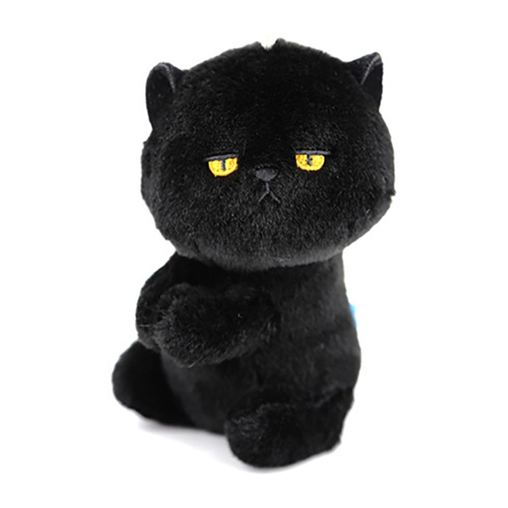 Portable Plush Keychain Cat Cartoon Keyring Plush Doll