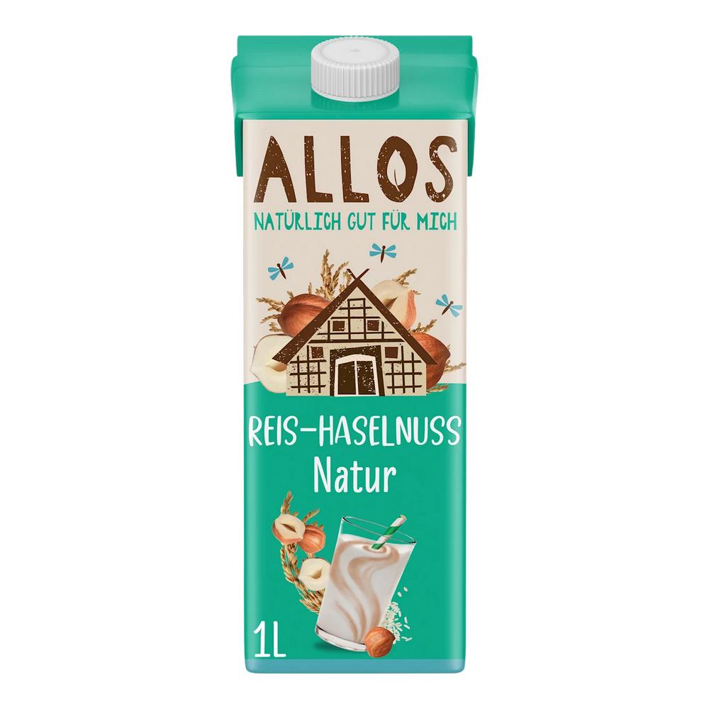 Allos Rice-Hazelnut Milk 1L
