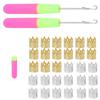 Dreadlocks Tool Set Dreadlocks Hair Rings Latch Hook Crochet Needles Hair Decoration Accessories
