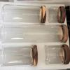 Transparent High Borosilicate Glass Storage Jar for Coffee Beans, Tea, and Grains