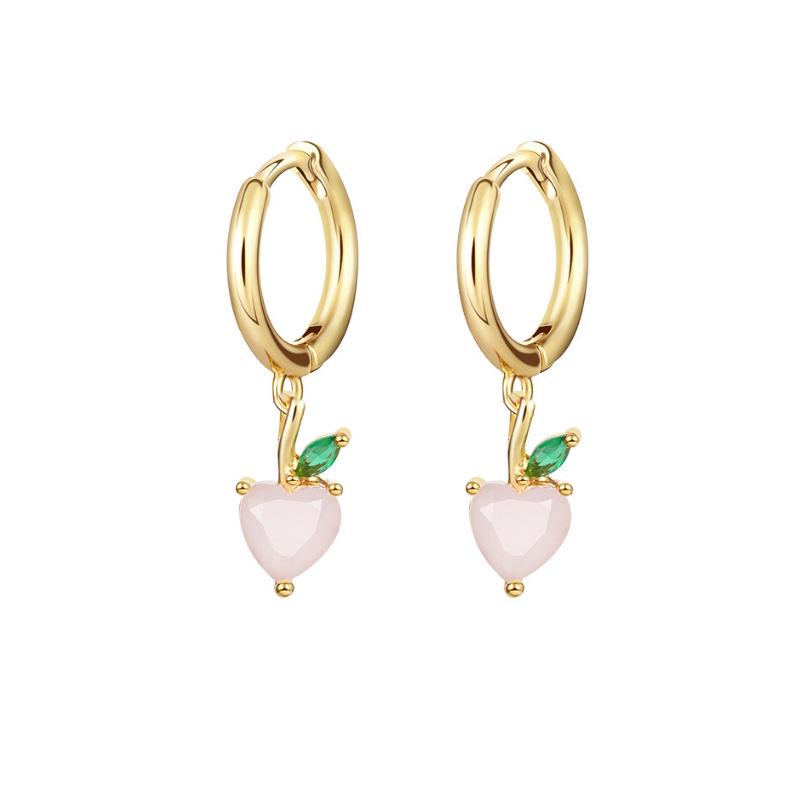 Tropical Fruit Mini Hoop & Stud Earrings - Creative European & American Ear Jewelry