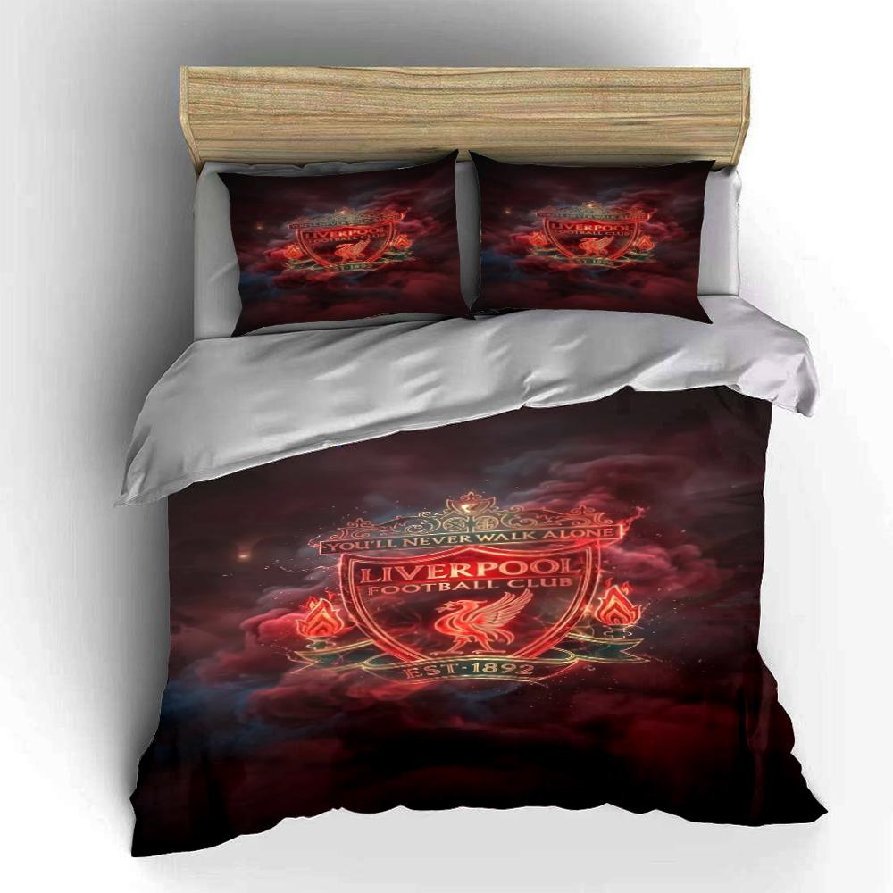 Tottenham Hotspur Beddengoed Set Beddengoed Dekbedovertrek Set Dekbedovertrek Kussenslopen Woondecoratie (1 * Dekbedovertrek 2 * Kussenslopen, zonder dekbedvulling)