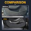 For Mazda 3 Axela 2019 2020 2021 2022 2023 2024 2025 LHD RHD Car Anti-kick Pad Suede Leather Carbon Pad Accessories Door Protect