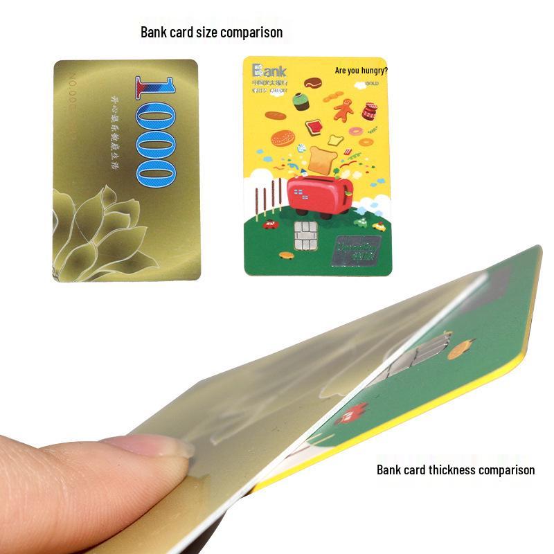 Chip Coin Card: Waterproof PVC Casino & Mahjong Voucher Chip