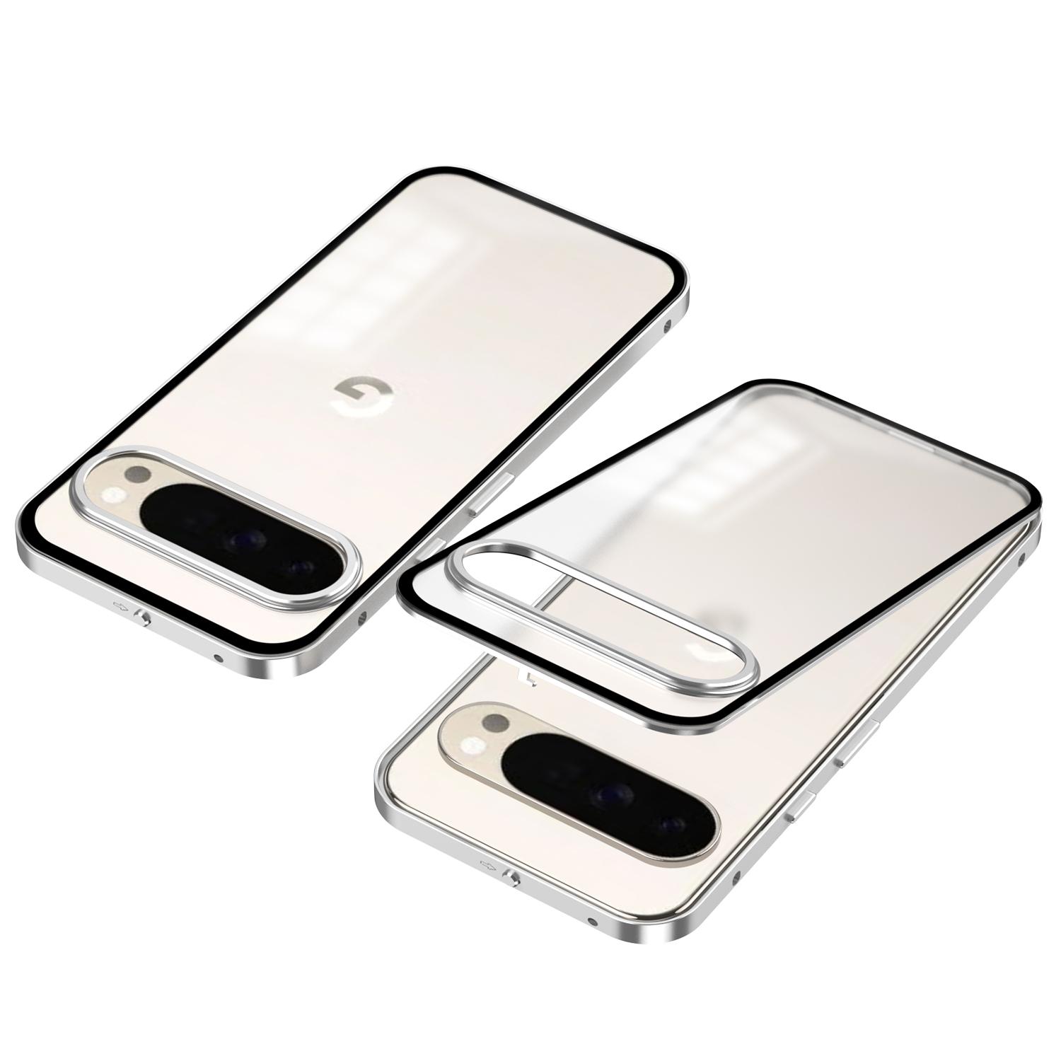 

For Google Pixel 10 Pro XL Matte Case Aluminium Alloy + PC Phone Cover Pop-Up Snap Lock