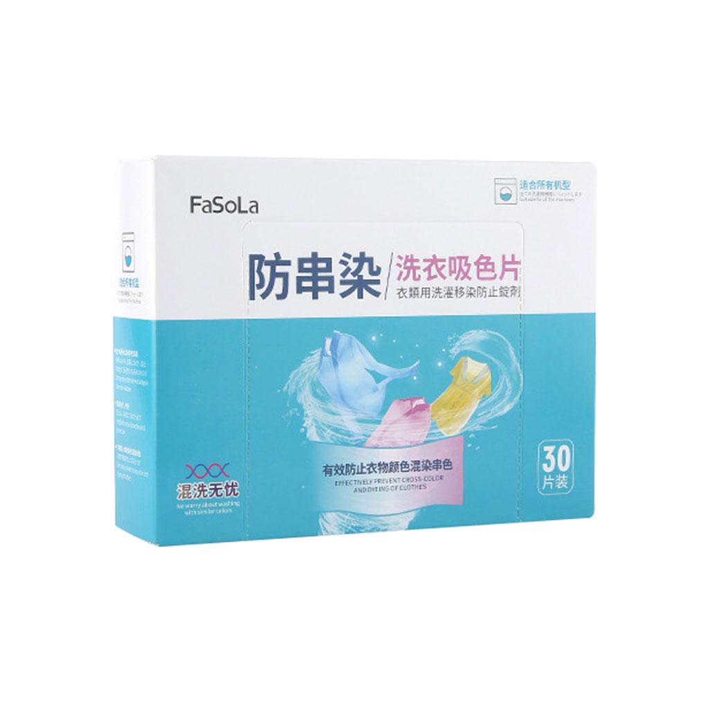 30pcs Washing Machine Anti-dye Laundry Papers Dyeing Proof Clothes Pants Color Absorption Sheet