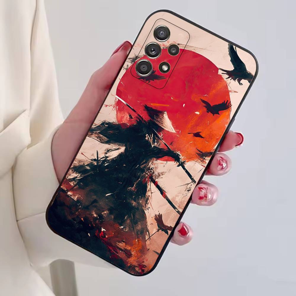 Personalized Japanese B-Bushido Phone Case For Samsung S25,S24,S21,S22,S23,S30,Ultra,S20,Plus,Fe,Soft Silicone Black Cover