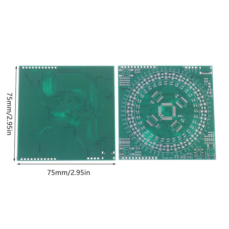 LQFP64 Löt-DIY-Kit 5V Blinklicht SMD-Lötübungsplatine Kit Typ-C-Schnittstelle Für Lötunterricht