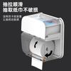Paper towel box double layer waterproof toilet shelf wall mounted roll paper drawer white toilet paper holder paper towel holder