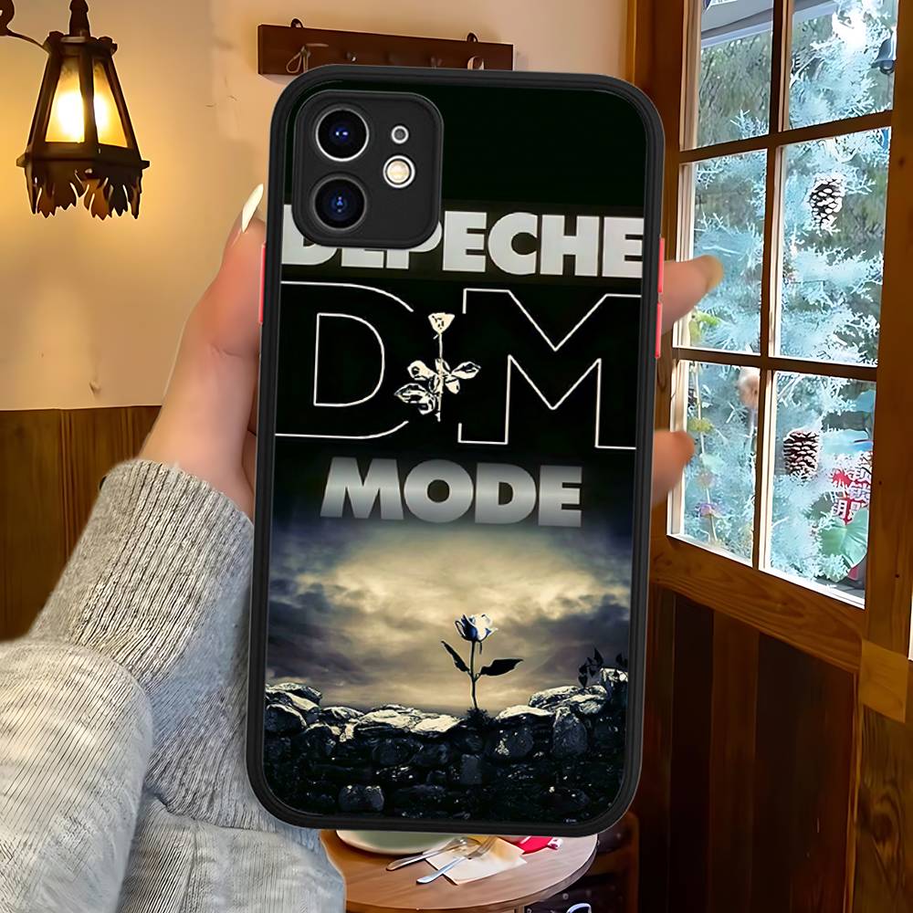 Rock D-Depeche Cool Mode Phone Case For IPhone 13 12 X XS MAX Pro Max 16 15 11 14 Pro Max Shockproof Matte Cover
