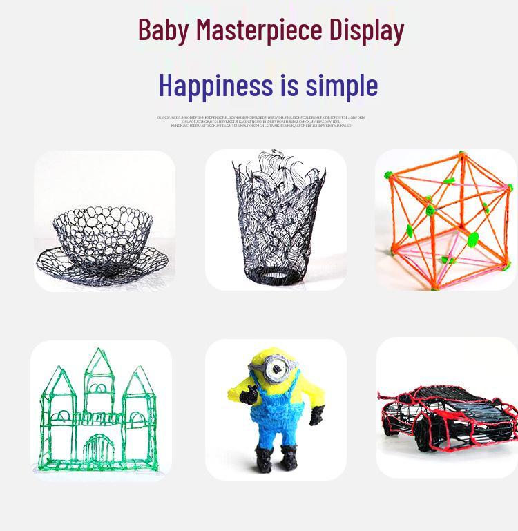 Wireless 3D Printing Pen with Screen Display - Low Temperature, Safe for Kids, Perfect for Hand Painting and Creative Gifts