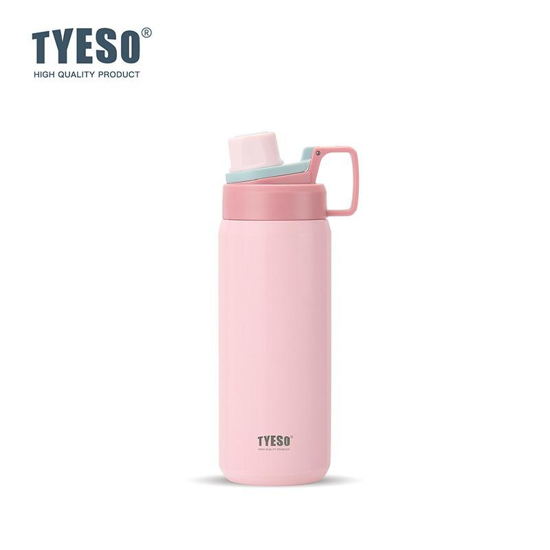 Tyeso Thermos Bottle Stainless Steel Vacuum Flask Travel Cup Outdoor Sports Insulated Leak-Proof Fitness Flask Thermal Mug