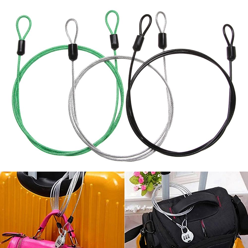 Security Anti-theft Motorcycles Metal lock Chain Braided rope Bicycle Lock Steel Cable Wire Rope