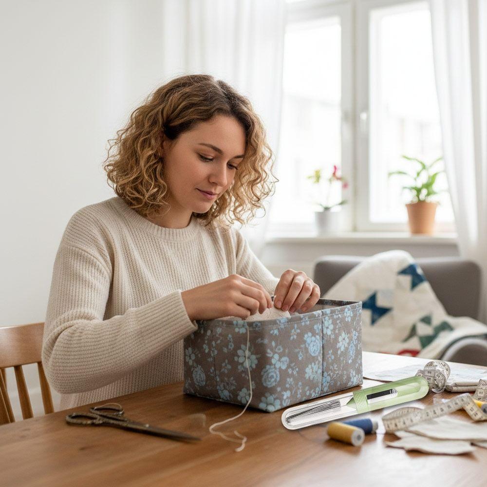 Needlework Double Head Needle Threader Embroidery Cross Stitch Multifunctional Picking Thread Remover DIY Sewing Accessories