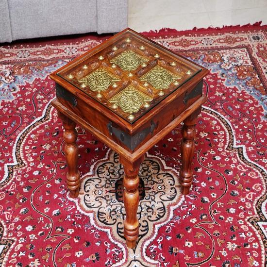 Antique Design Solid Wood Coffee Table Garden and Outdoor Table Decorative Living Room