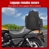 Motorcycle Passenger Backrest Pad Adjustable Rider Backrest Rotatable Multi-Purpose for Harley14-22 Street750/500 XG750/500
