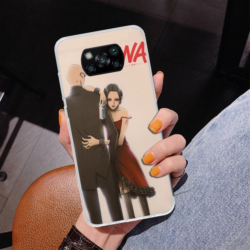 NaNa Osaki Anime Phnoe Case for Xiaomi Poco X5 X6 X7 Pro X4 Gt F7 Ultra M8 M7 Redmi 15C 15 13C 13 12C 12 Unique Cover Coque Poco