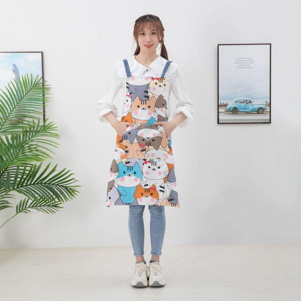 Schönes Halfter für Kochen Restaurant Haushalt Küchenarbeitskleidung Schürze Schürzenkleid Uniform