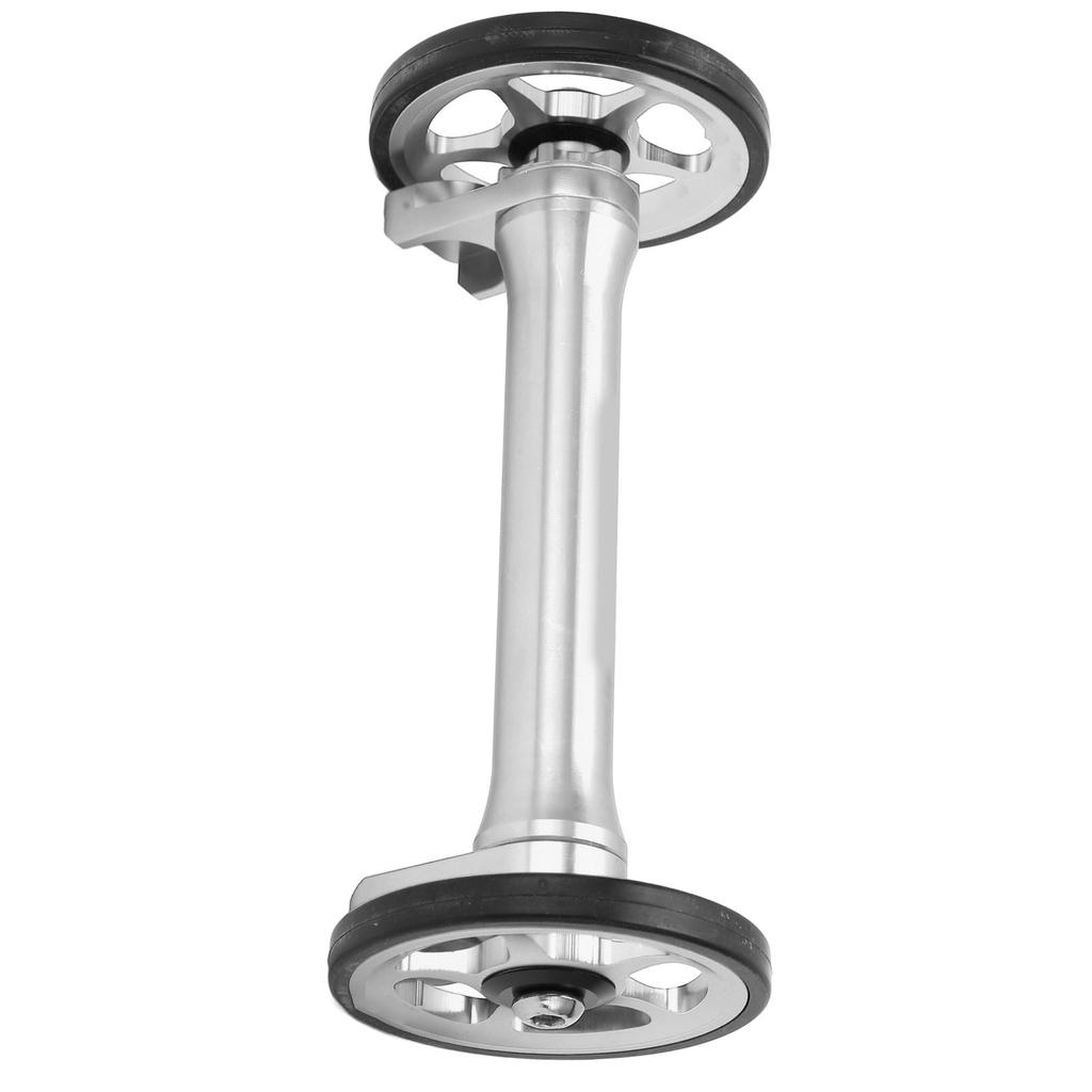 Barra di Estensione Ruota Facile Alta Resistenza Leggera Telescopica Pieghevole Barra di Estensione per Bici per Brompton 3sixtyArgento