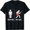 Your Dad My Dad Funny Bass Guitar Gift Unisex T-Shirt
