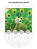 Peacock Plush Toy Doll - Zoo Souvenir for Kids