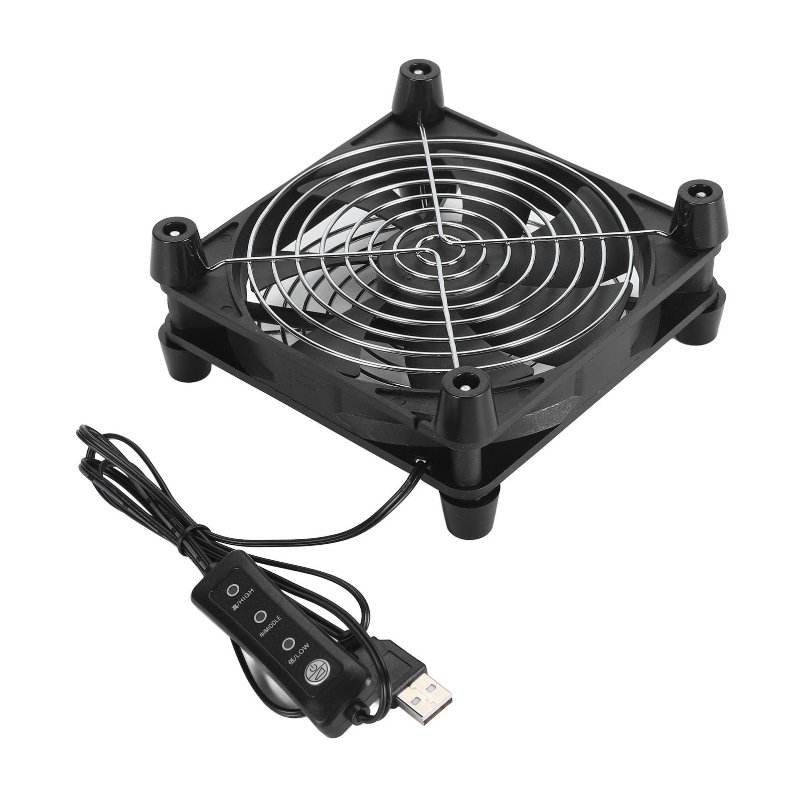 

140 мм компьютерный вентилятор 3 скорости 5 В USB питание 2800 об/мин портативный компьютерный корпус вентилятор охлаждения для планшета ТВ