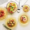 VISIONS Amber 4-Piece Crystal Series Dinnerware Set