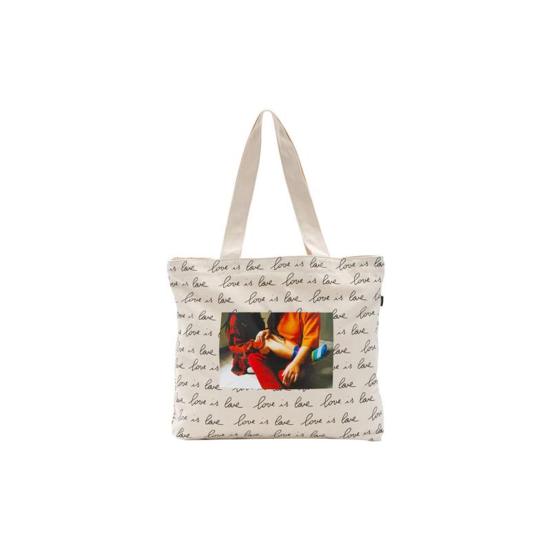 

Vans 100% Cotton Tote Bag Shopping Bag Handbag Shoulder Bags Regular Unisex Beige Vans VN0A7SFDYOP1 бежевый