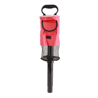 Portable Ball Retriever Shag Bag Ball Pick Up with Removable Tube Practice Collector